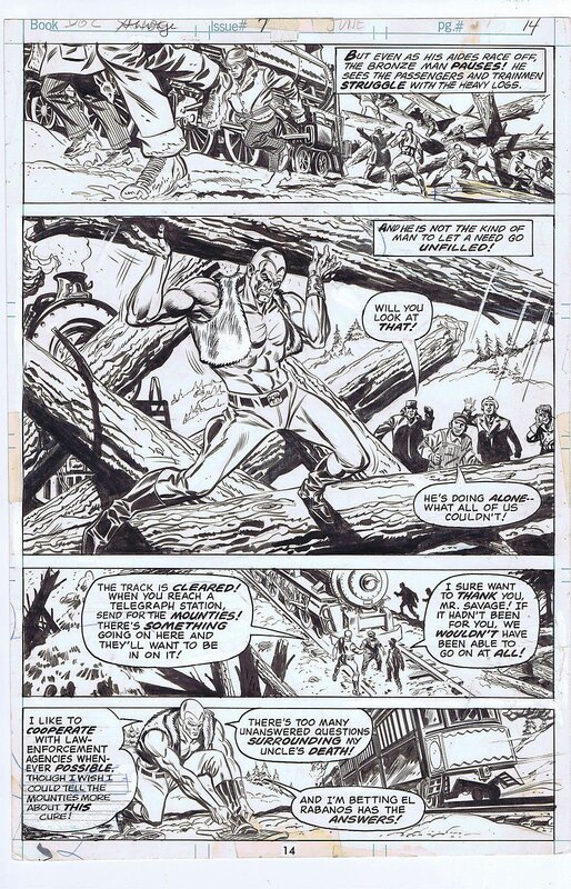 Ross Andru, Frank Springer, Ross Andru - Doc Savage 7 p 14 - Comic Strip