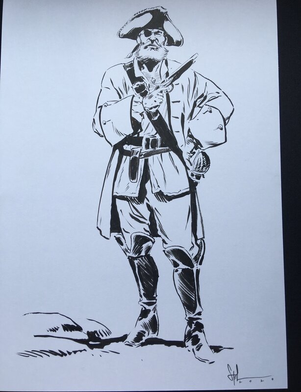 Barbe rouge by Stefano Carloni - Original Illustration