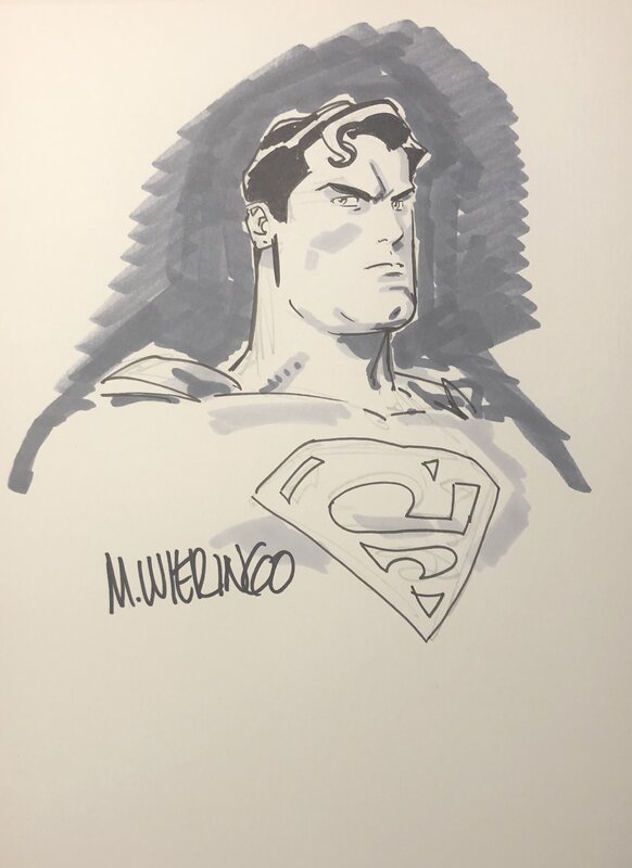 Mike Wieringo Superman - Dédicace
