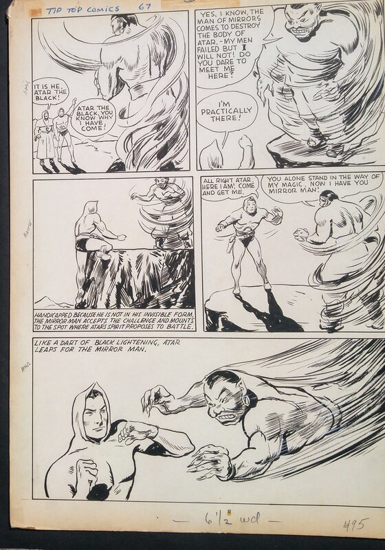 Miror Man by Reg Greenwood - Comic Strip