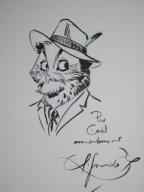 Blacksad otto by Juanjo Guarnido - Sketch