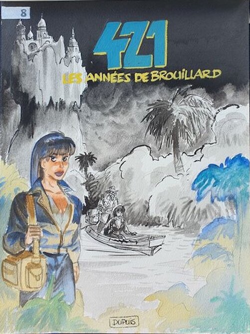 421 projet de couv by Éric Maltaite - Original Cover