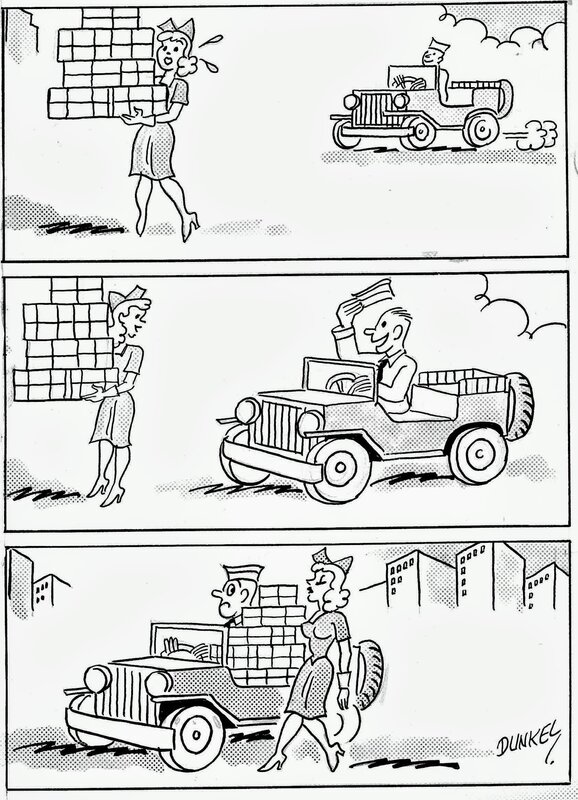 1943 Gag by Courtney Dunkel - Comic Strip
