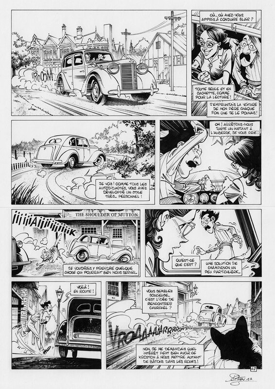 David Etien, Champignac - T01 - Enigma - Planche 27 - Planche originale