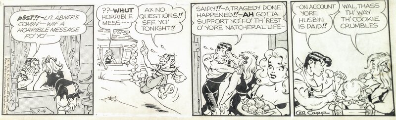 Lil Abner par Frank Frazetta, Al Capp - Planche originale