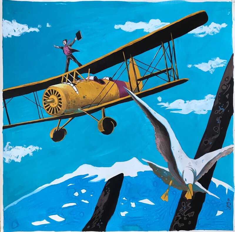Jung, Yasuda t 1 le bombardier englouti - Original Illustration