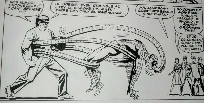 Recreation par Not Ditko - Illustration originale