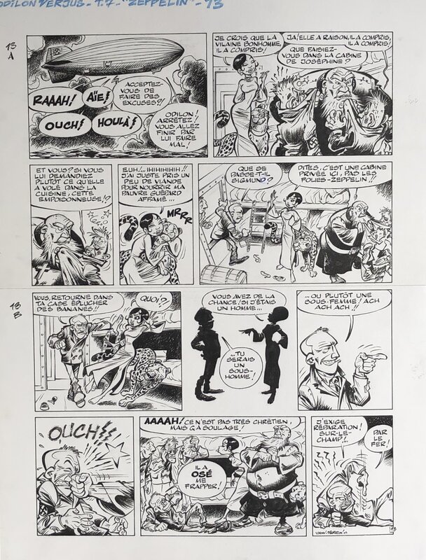 Laurent Verron, Yann, Odilon Verjus - Folies Zeppelin - planche 13 - Comic Strip