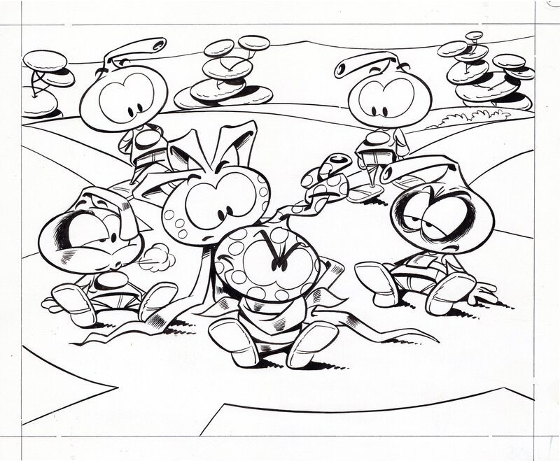 Les Snorky par Nic - Illustration originale