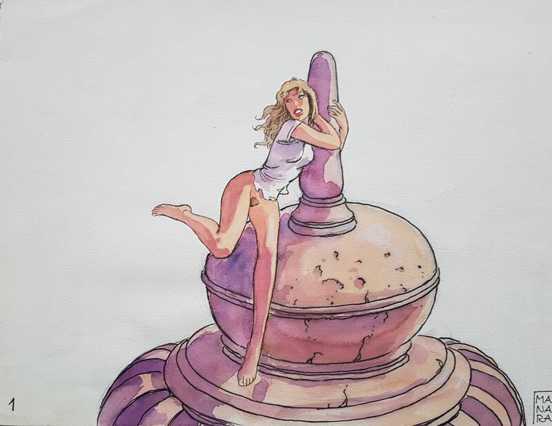 Manara - Illustration originale