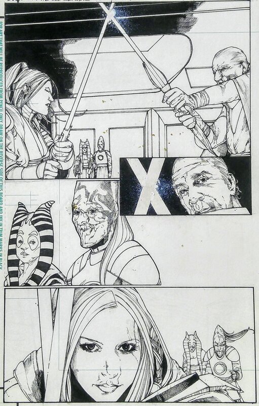 Alex Sanchez, Star Wars the Old Republc - Planche originale