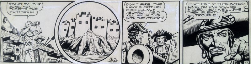 The Hawk par Robert Webb - Planche originale