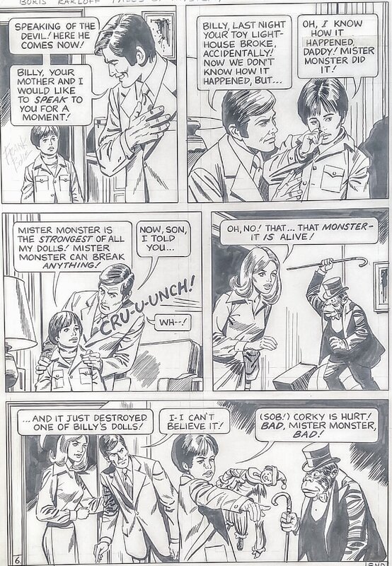 Frank Bolle, Borris Karloff Tales #91. P.6 - Comic Strip