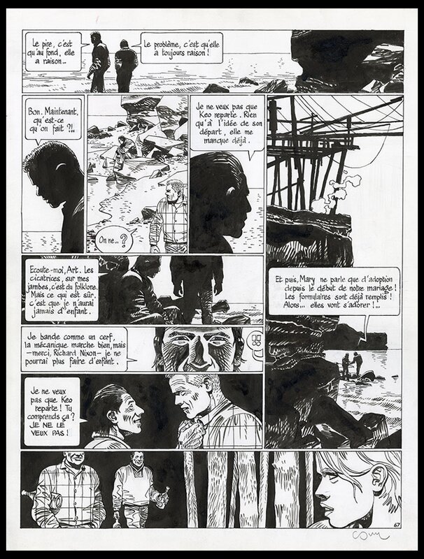 Cosey, 1987 - Le voyage en Italie - Tome 2: Planche 67 - Planche originale