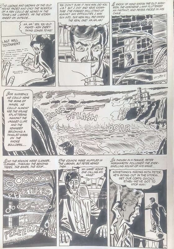 Arthur Peddy, Bernard Bernie Sachs, Monster #2.       DEADMAN'S CHEST.    Fiction House - Comic Strip