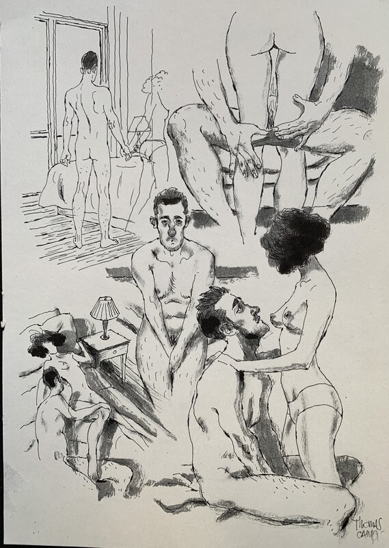 L’Eveil by Thomas Campi - Original Illustration