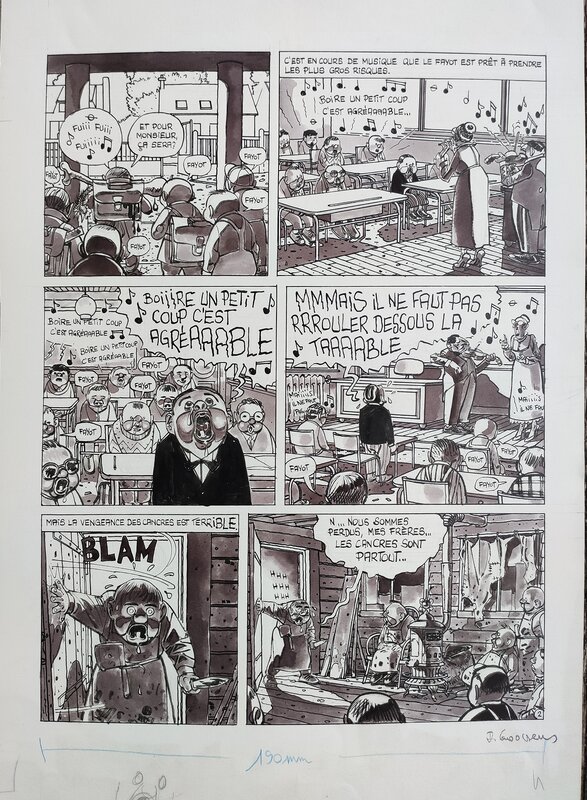 Daniel Goossens, LES CANCRES ET LES FAYOTS - pl.2 - Comic Strip