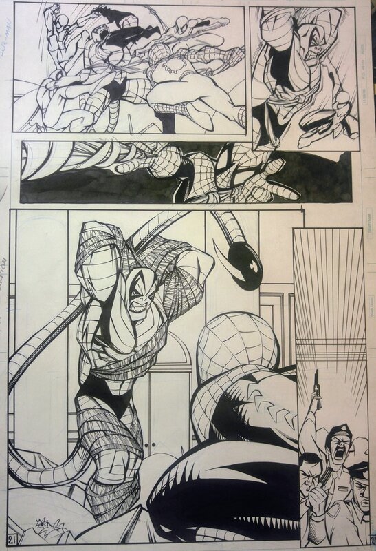 Spider-Man 1997 par Ben Herrera, Armando Durruthy - Planche originale