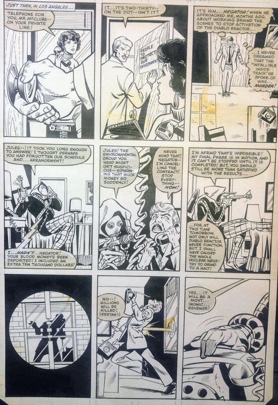 Alan Kupperberg, Chic Stone, Marvel Two-in-One #88 Negator - Planche originale