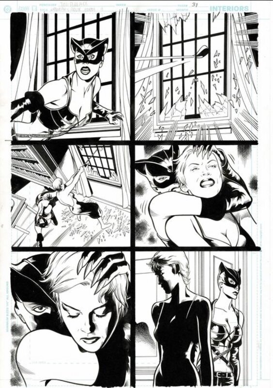 Tom Derenick, Chuck Austen, Catwoman : The Movie - Planche originale