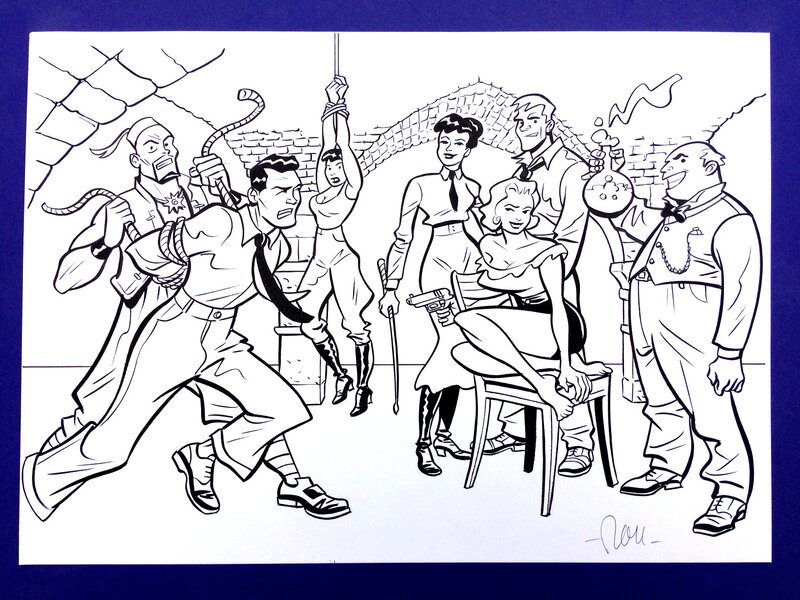 Pulp by Romuald Gleyse - Original Illustration