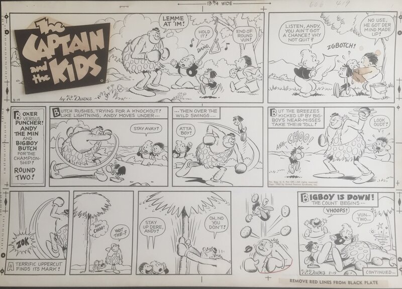John Dirks, Rudolph Dirks, The Captain and the Kids - Comic Strip