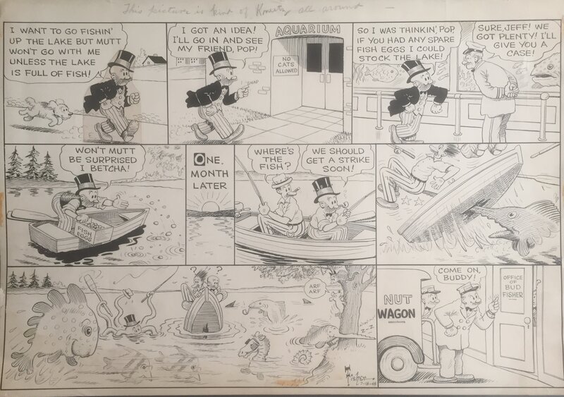Mutt and Jeff by Bud Fisher - Comic Strip