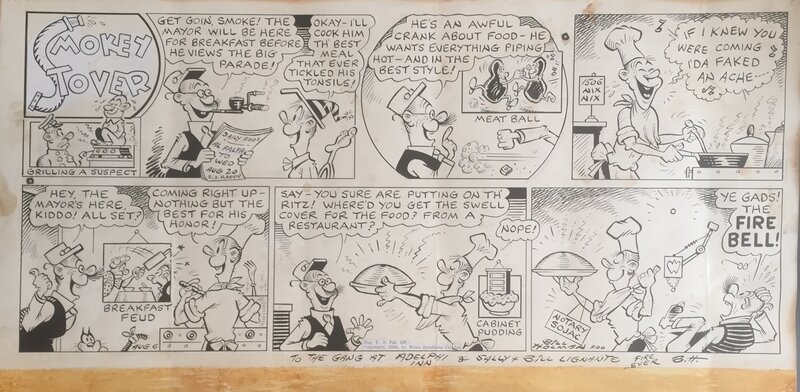 Smokey Stover par Bill Holman - Planche originale