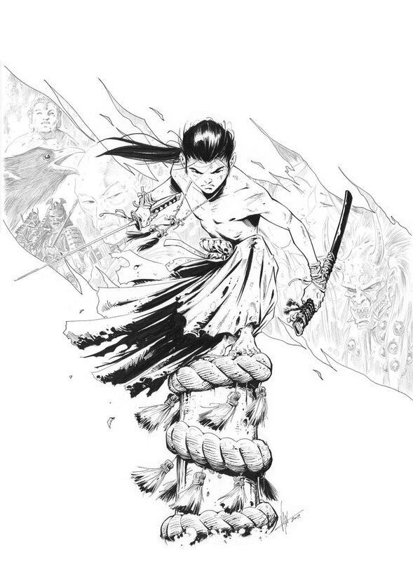 Vax, Couverture Samurai origines T3 - Original Cover