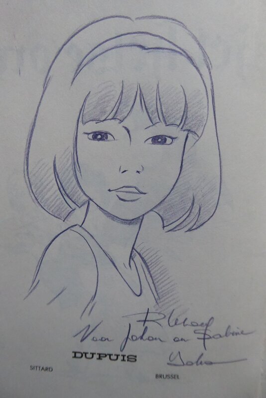 Yoko tsuno by Roger Leloup - Sketch