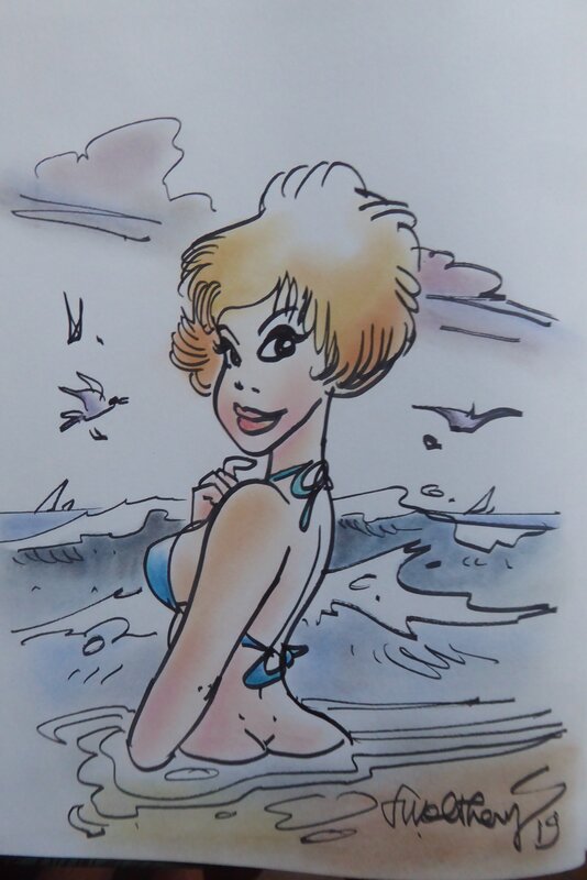 Natacha by François Walthéry - Sketch