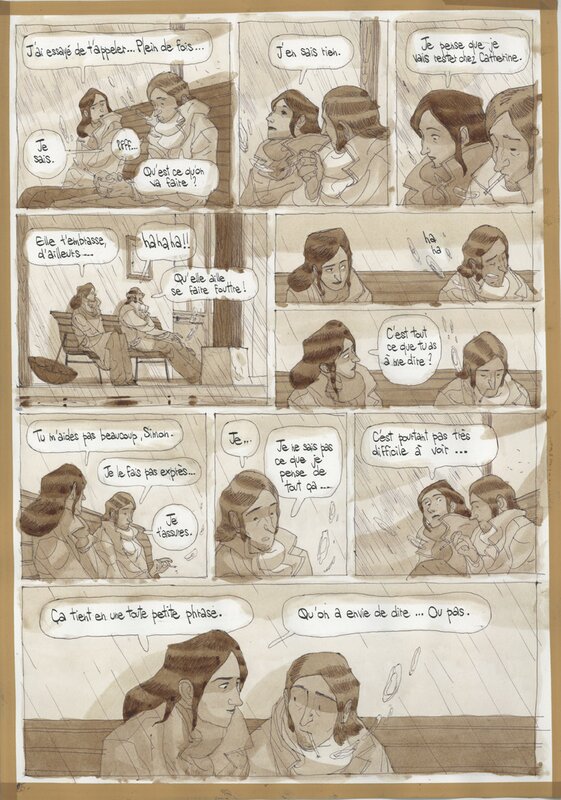 Portugal (page 90) par Cyril Pedrosa - Planche originale