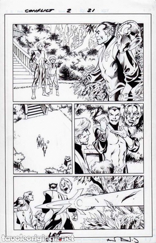 Alan Davis, Mark Farmer, Jim Starlin, Thanos The Infinity Conflict 2 p21 - Planche originale