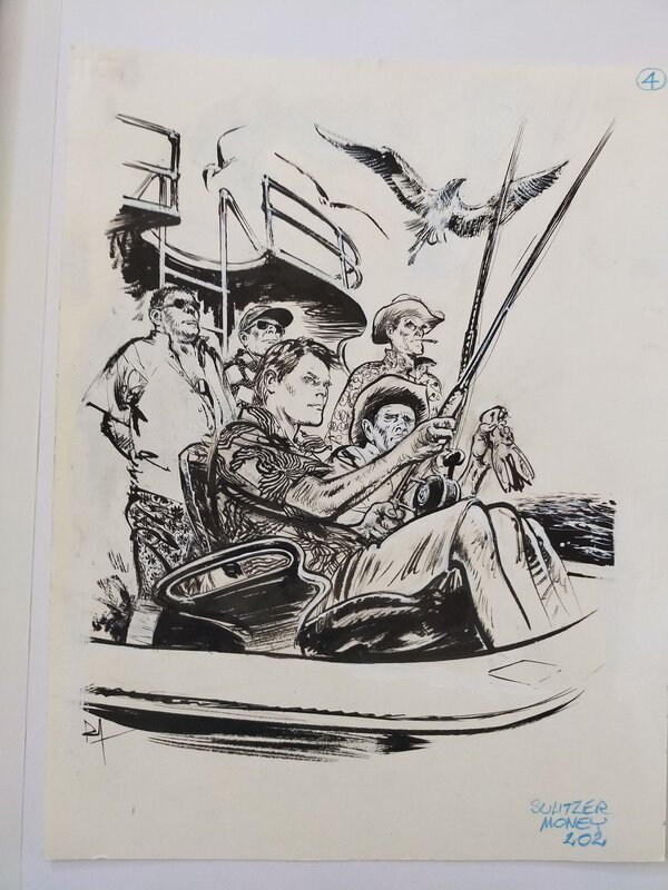 Money by René Follet - Original Illustration