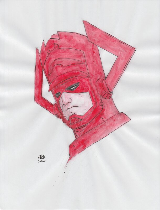 Galactus by Khoi Pham - Original Illustration