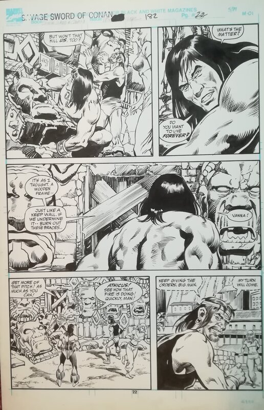 Rich Buckler, Romeo Tanghal, Savage sword of Conan - Comic Strip