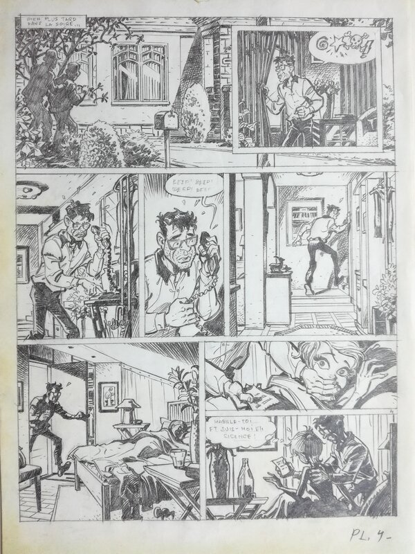 Bojan Kovacevic, Boyan - Cité modèle - planche crayonnée - Œuvre originale