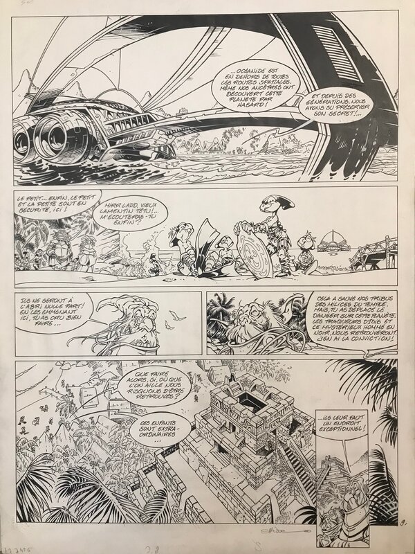 For sale - Crisse, Planche noir et blanc 09 de Kookaburra tome 03 : Projet Équinoxe - Comic Strip