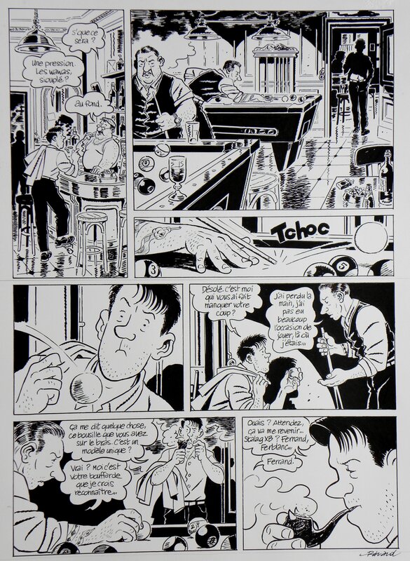 Ravard - Nestor Burma - Planche originale