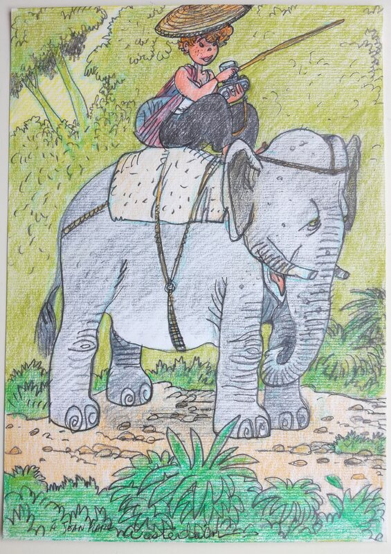 Marc Wasterlain, Jeanette à l'éléphant - Comic Strip