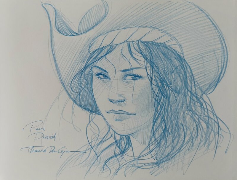 Thomas Du Caju, Pirate - Girls & wings - Sketch