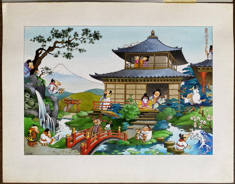 Japon par Jean-Jacques Loup - Planche originale