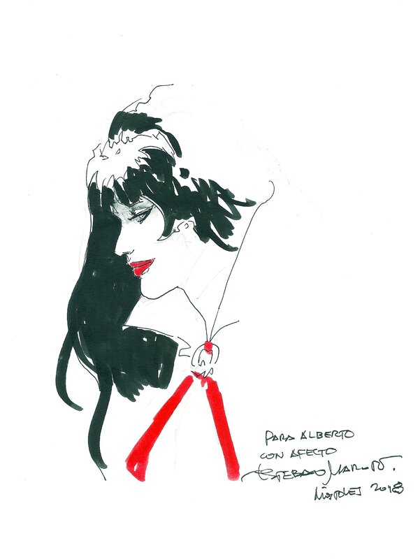 Vampirella by Esteban Maroto - Original Illustration
