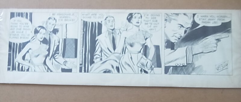 Alex Raymond Rip Kirby strip #2570 dtd 5-18-54 - Comic Strip