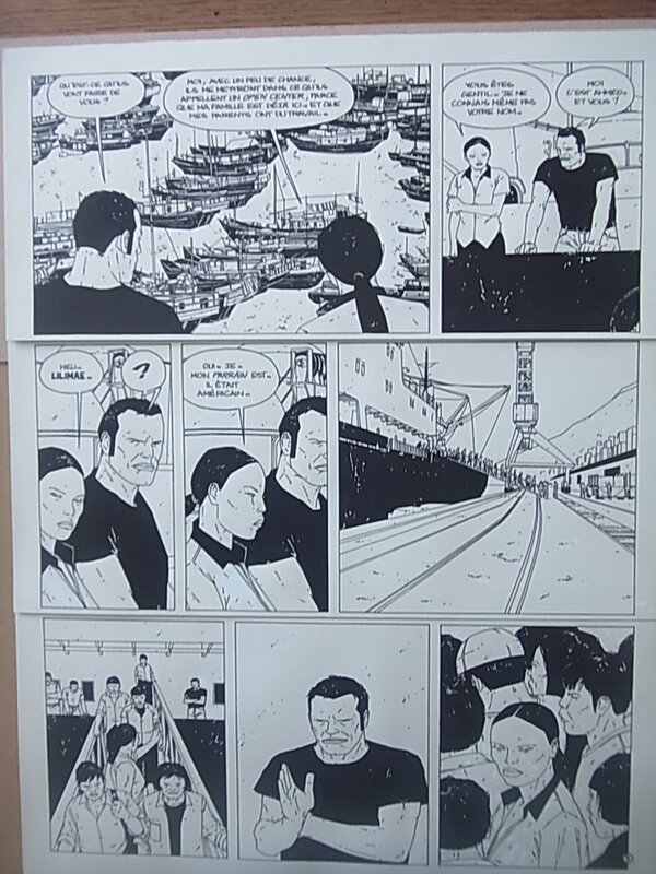 S. Dubois - Merite maritime episode 'cher payé' pl 3 - Comic Strip