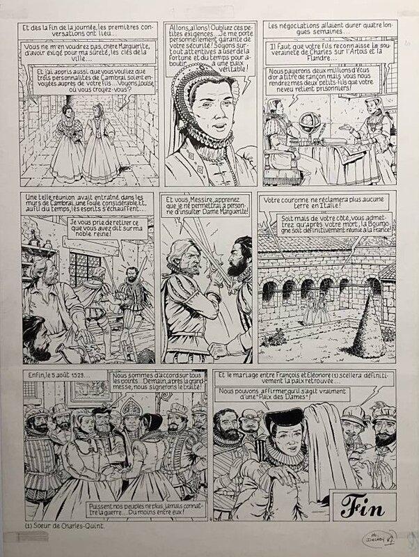 Les meilleurs récits de Delaby - Marguerite d'Autriche - Planche 4 - Comic Strip