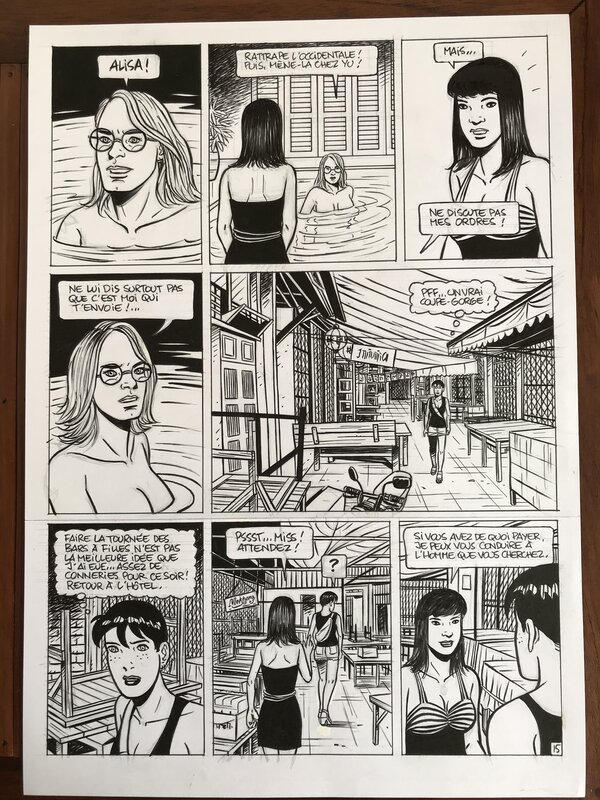 André Taymans, Caroline Baldwin tome 18, pl 15 - Comic Strip