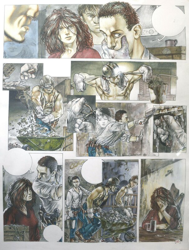 Massimiliano Frezzato, Margot in badtown P20 - Planche originale