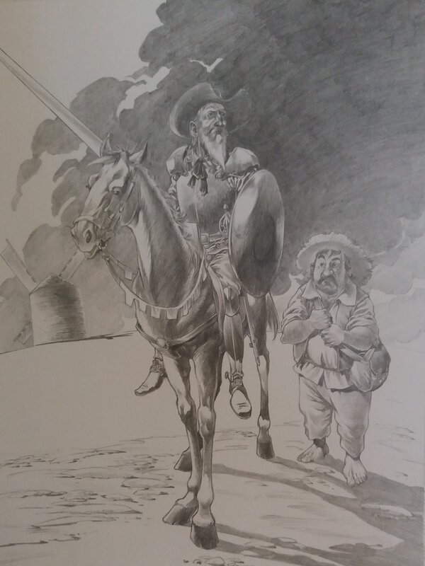 Steven Dupré, Commission Don Quijote - Illustration originale