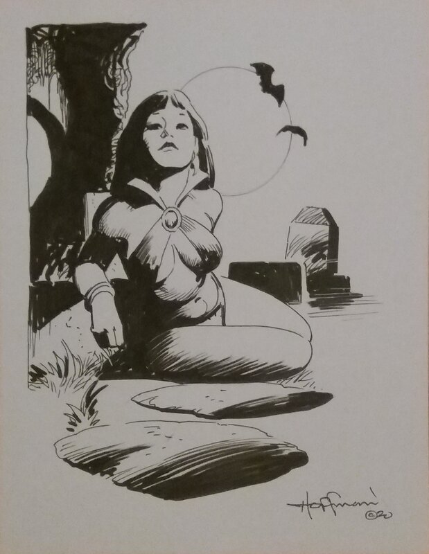 Vampirella by Mike Hoffman - Original Illustration